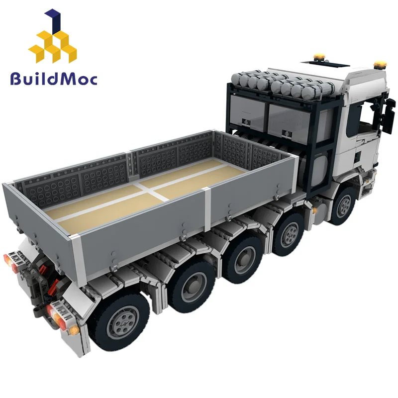 Buildmoc MOC дизайн для строительства самосвал строительные блоки автомобиля