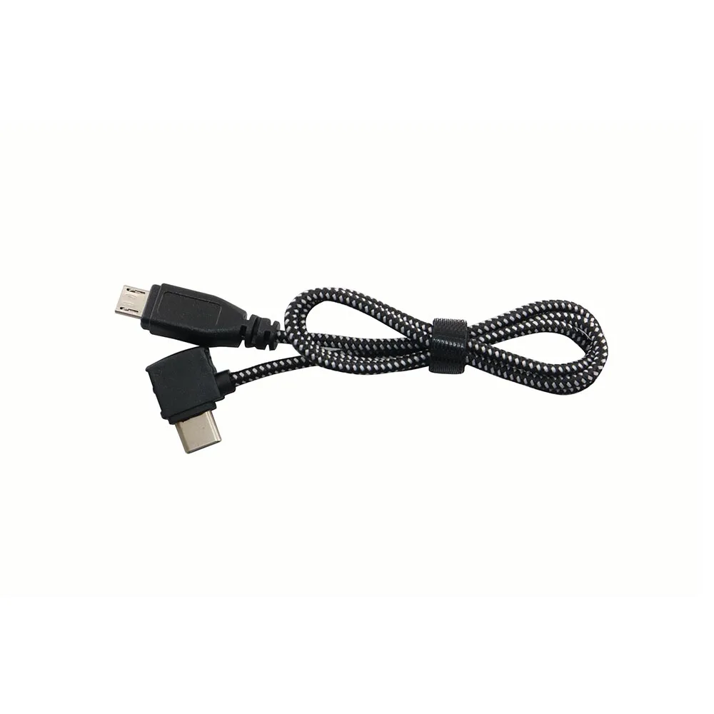 50 см Дрон обновление подключения кабеля нейлона с эффектом приближения C зарядкой Micro-USB IOS Тип-C Обновление разъем USB OTG кабель данных для DJI Phantom 4 Pro Advanced