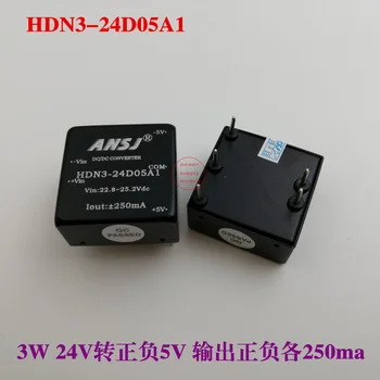 

Power Module 24V to Positive and Negative 5V Dual Output Isolation Module Power Supply 3W HDN3-24D05A1