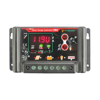 

10A LCD Display Solar Charger Controller For 12V 24V 11.1V LI-ION Lead Acid LiFePO4 Battery Regulators