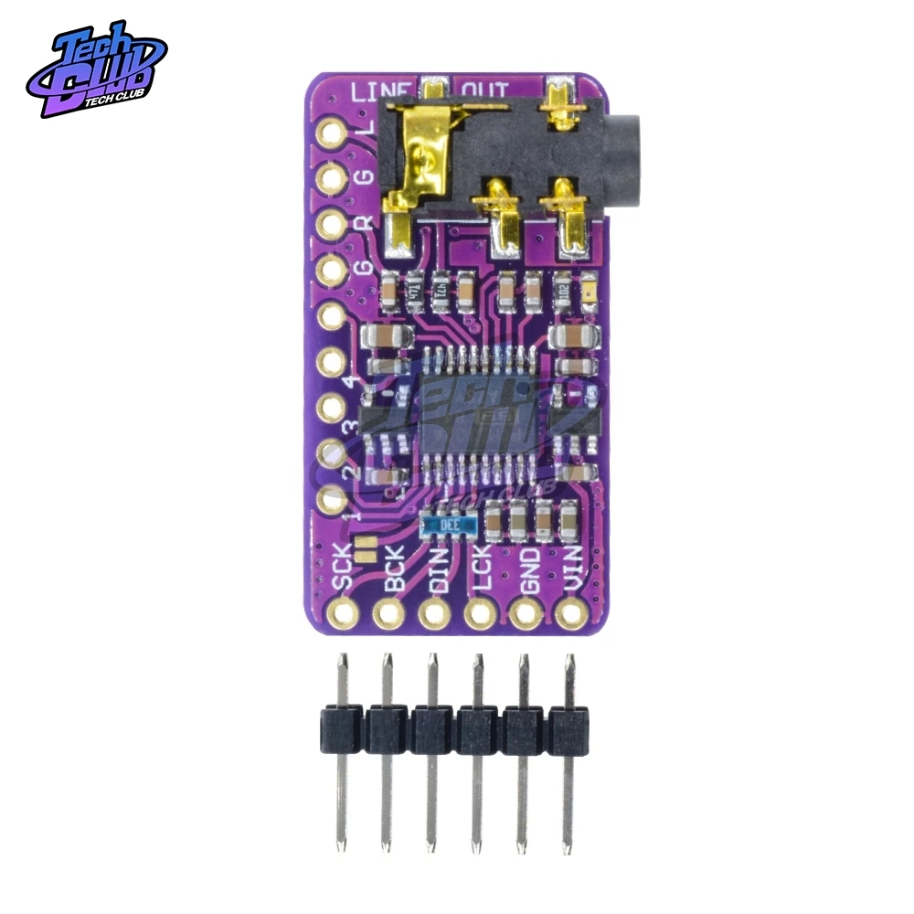 PCM5102A DAC декодер модуль проигрывателя для Raspberry Pi pHAT плата формата I2S InterfaceAudio
