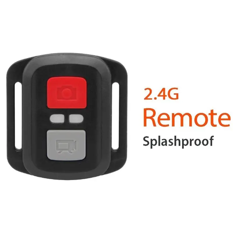 Black Waterproof Wireless 2.4G Remote Control Shutter for EKEN H9R H8R H6S H7S H5S PLUS Sport Action Camera DV Controller | Электроника