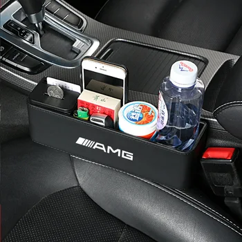 

Car Seat Crevice Storage Box For Mercedes benz A B R G Class GLK Cup Drink Organizer Pocket Stowing Tidying Phone Pad Card Case
