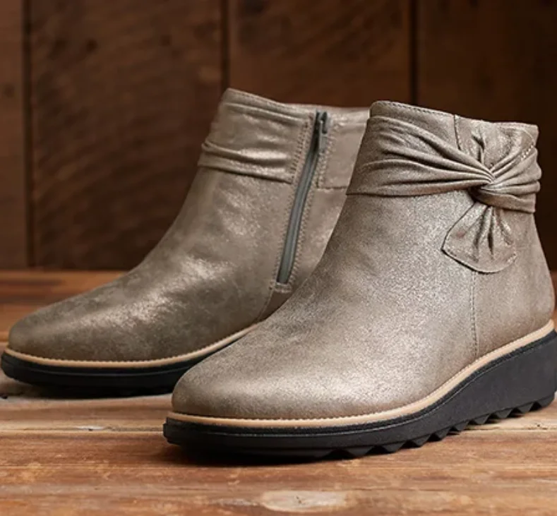 Женские зимние ботинки на толстой платформе повседневные ботильоны с высоким