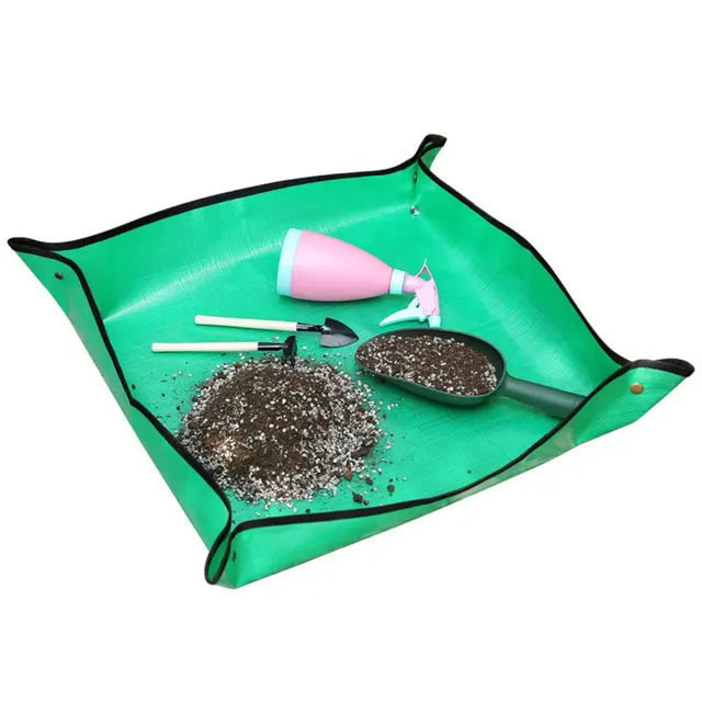 50/68/100 Cm -Es Ültetési Szőnyegek Pe Gardening Mat Green Pad Növény Erkély Super Light Újrahasznosítható Vízálló Virágkert Szőnyeg