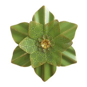 

Metal Flower Wall Decoration Farmhouse Durable Living Room Hanging Office Rustic Yard Art Craft Hotel 3D Indoor Outdoor