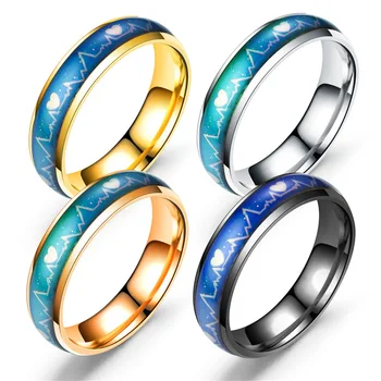 

New couple ring female tight hoop dolphin wedding ring version girlfriend ring female tide curse ring pair student female male
