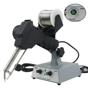 

Soldering Machine 80W Pedal Electric Soldering Iron Semi Automatic Soldering Machine Tin Welding Station Repair Tool(AU Plug)