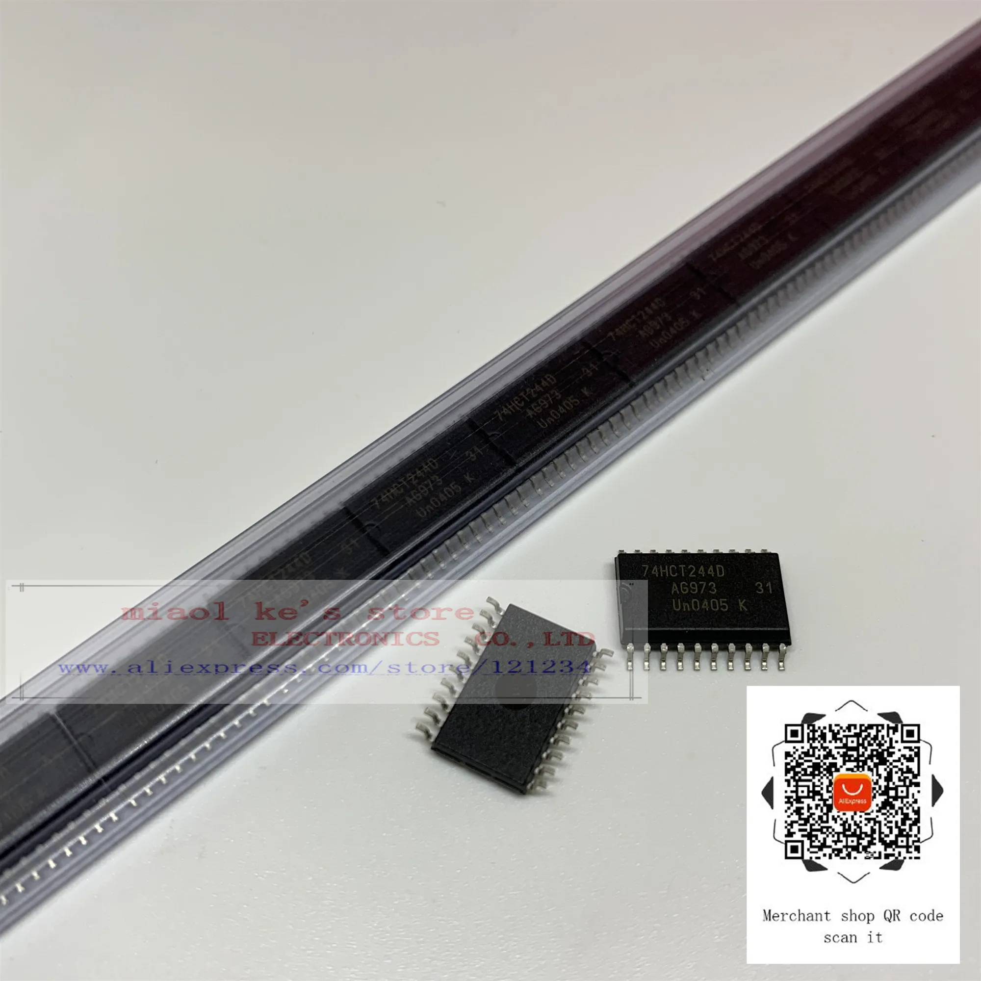 [10 шт.] 100% Новый оригинал: 74HCT244D 74HCT244 HCT244 - IC буфер без Инверта 5 V SOP20 | Электронные