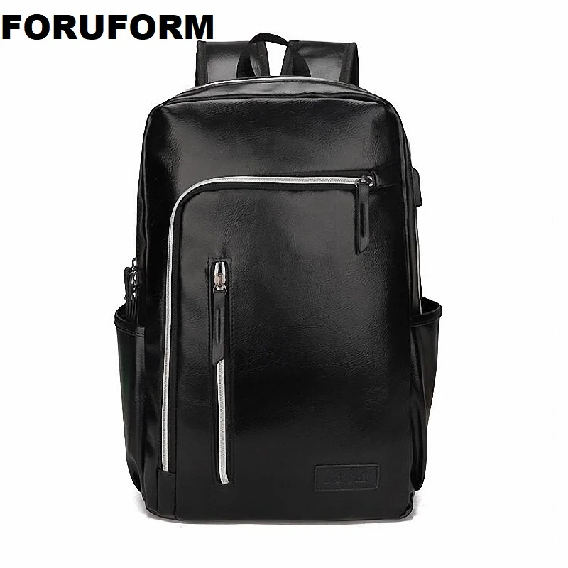 

Hot Sale Mens Leather Backpack Casual Travel Backpack Bag High Quality waterproof Men Laptop Wear-resisting Backpack