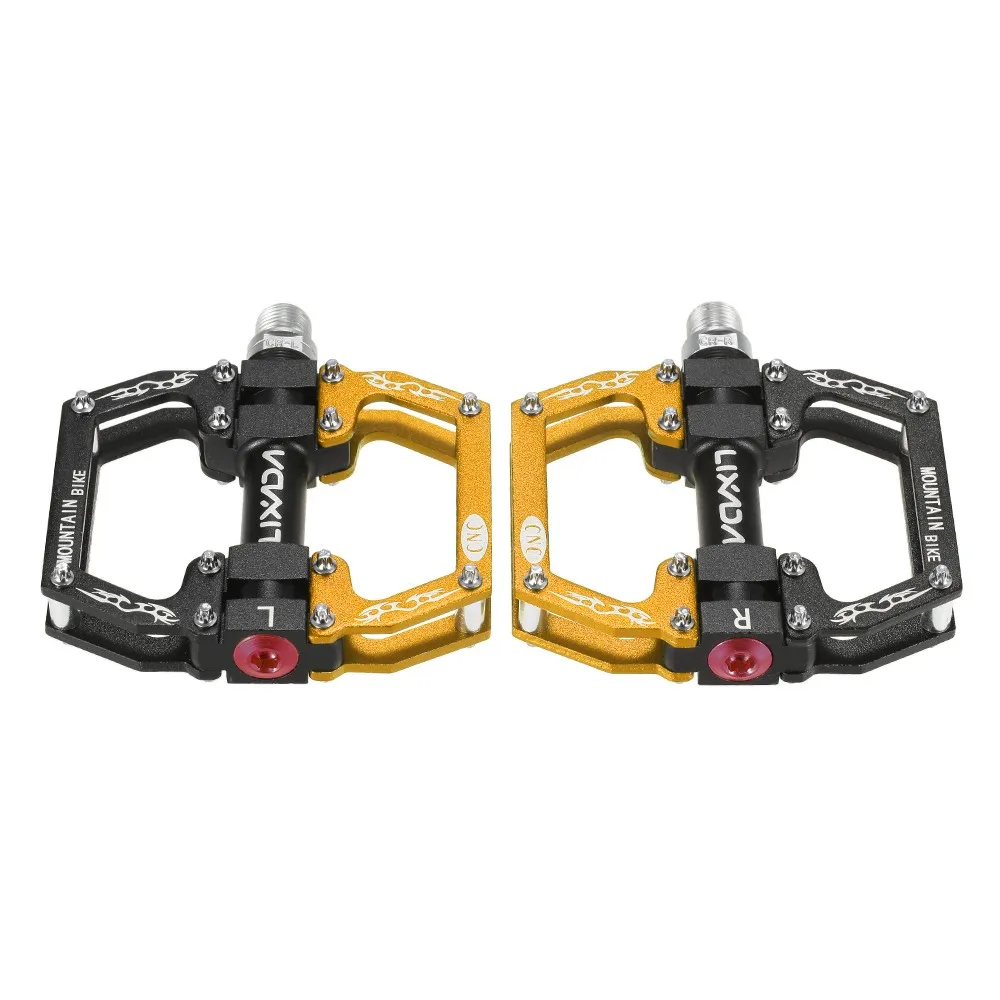 Педали для велосипеда MTB Горный велосипедные педали Платформа CNC алюминиевый сплав велосипедные полые педали