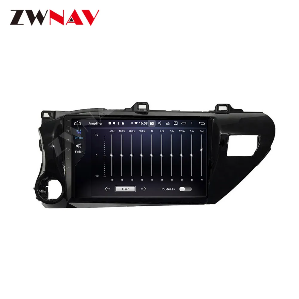 For Toyota Hilux Pick Up AN120 2015 -2020 Android IPS Screen PX6 DSP Car No DVD GPS Multimedia Player Head Unit Radio Navi Audio