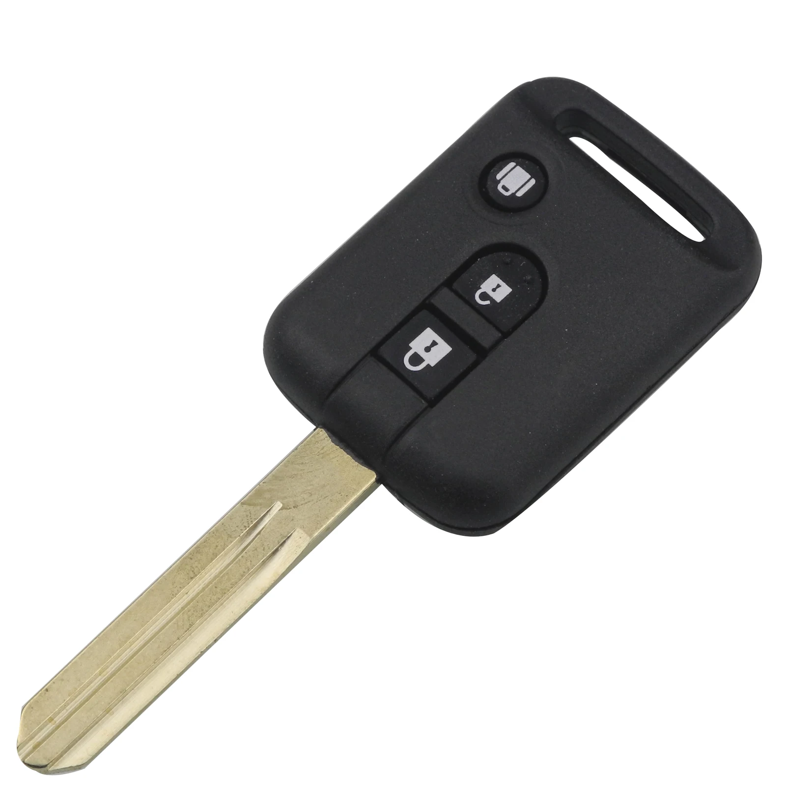 2 3 кнопки дистанционного Uncut NSN14 лезвие автомобиля Брелок чехол оболочка подходит для Nissan Navara Almera ключ флип Автомобильный ключ крышка Замена - Цвет: 3b