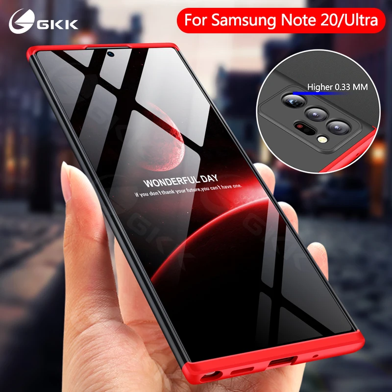 Чехол GKK для Samsung Galaxy Note 20 S20 Plus Ultra FE жесткий матовый чехол с полной защитой корпуса