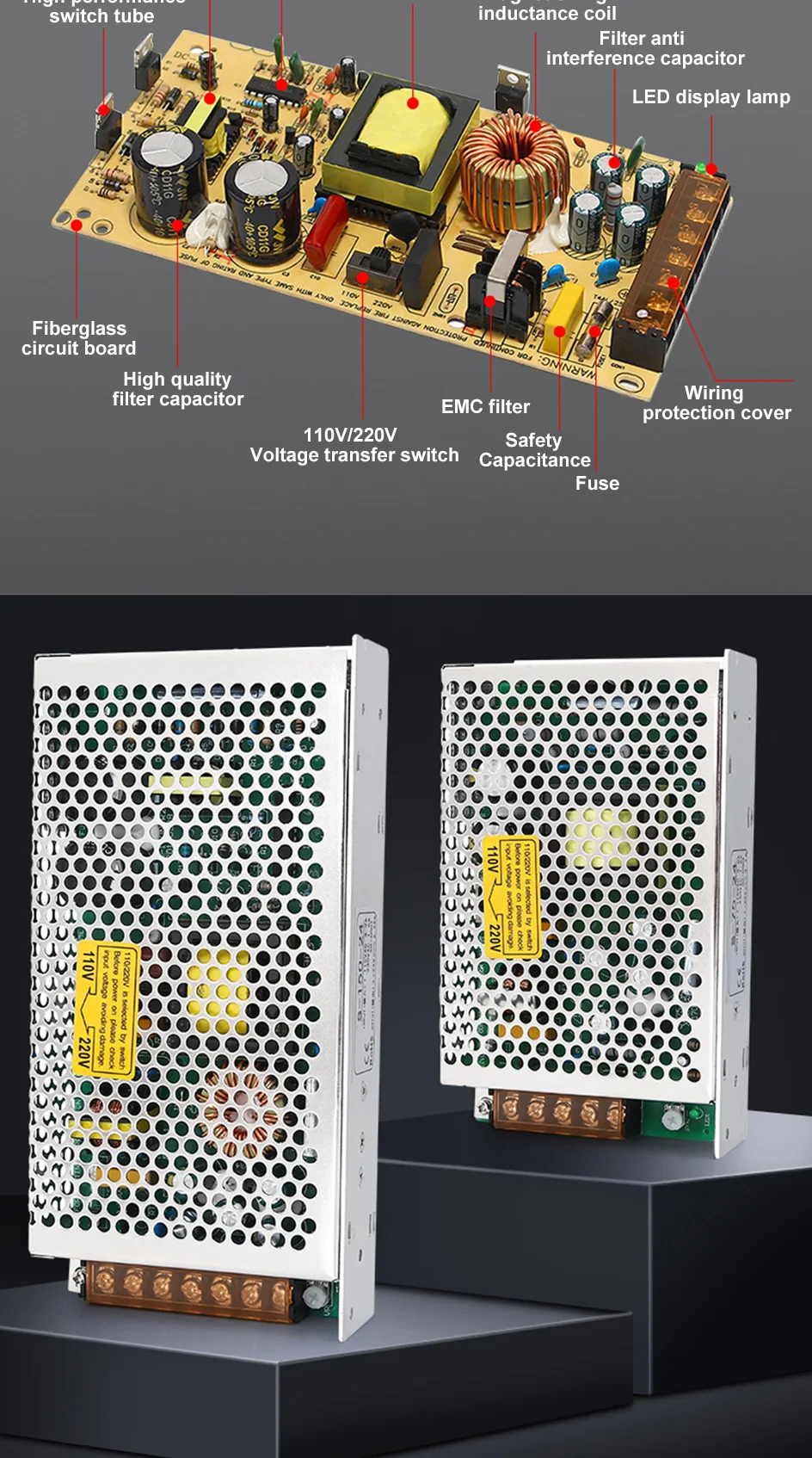 Fonte de alimentação., transformador ac dc para