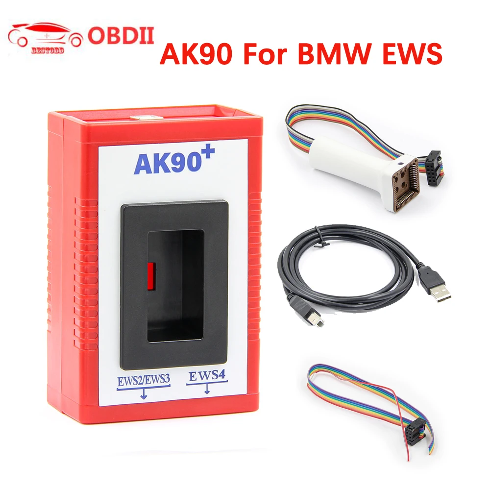 Диагностический сканер AK90 + V3.19 для BMW EWS2/EWS3/EWS4 PLUS инструмент программирования