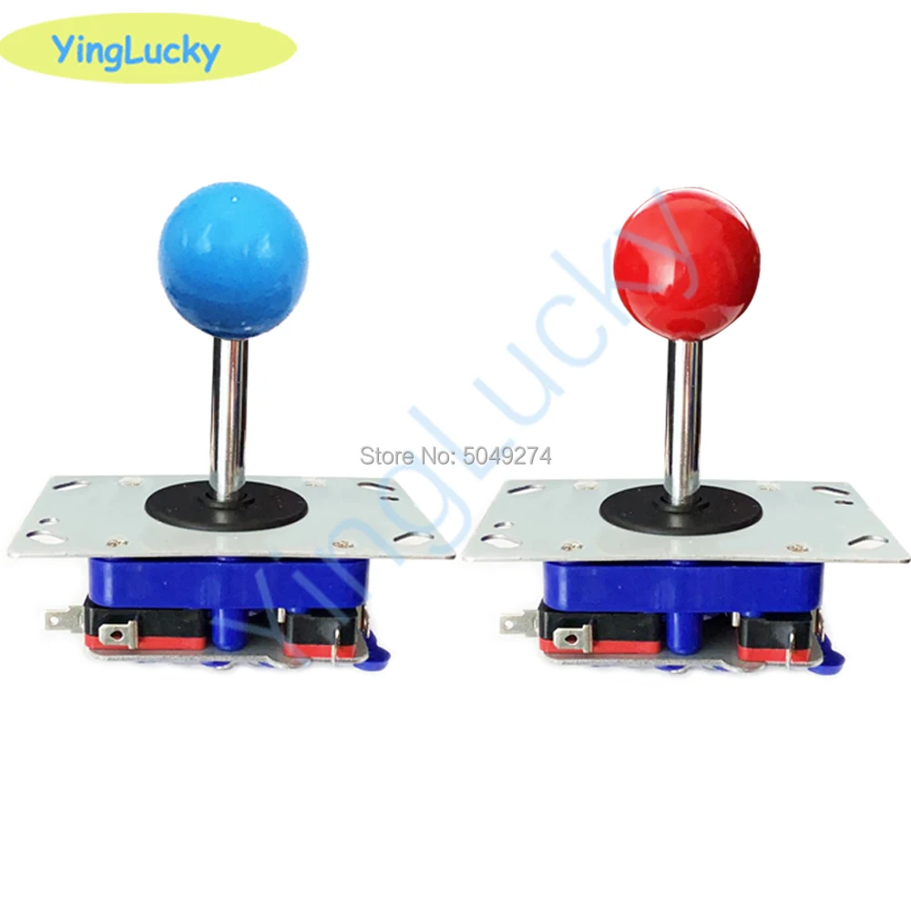 2 Pezzi Joystick Arcade Fai Da Te Arcade Cabinet Kit Copia Joystick Zippy Con Microinterruttori Macchina Da Gioco Arcade Usata