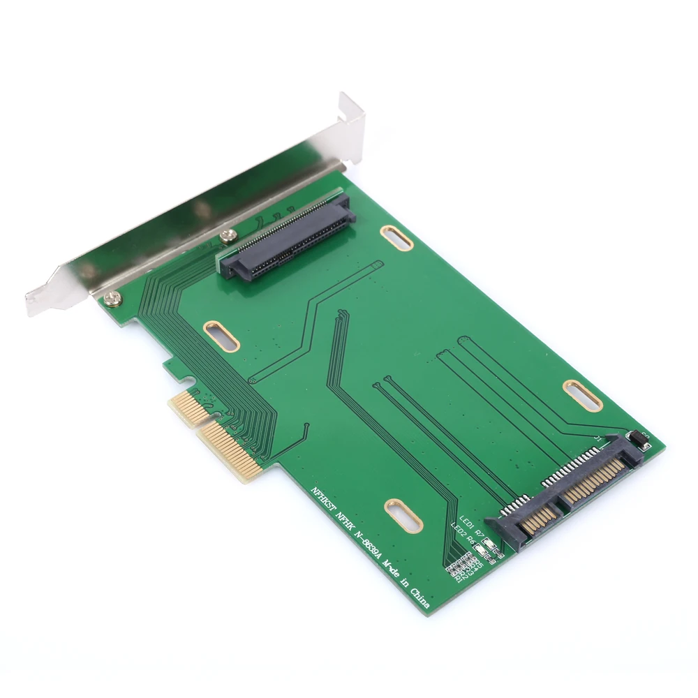 PCI-E 3,0x4 полосы к U.2 U2 комплект SFF-8639 Хост адаптер для Материнская плата Intel& 750 NVMe диск PCIe SSD