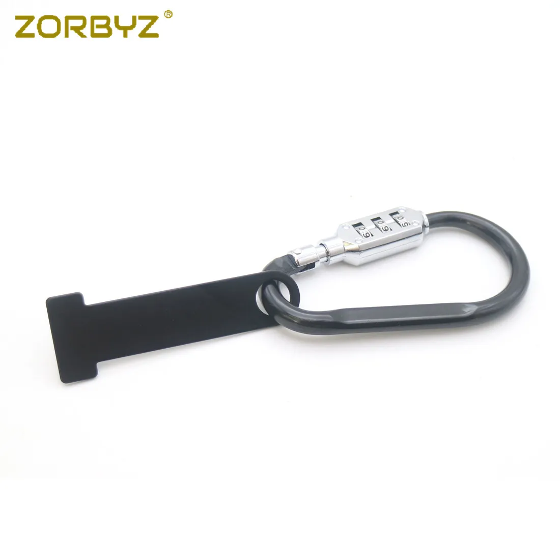 ZORBYZ мотоцикл черный металлический шлем замок безопасности с Т-бар инструмент для Suzuki Kawasaki Yamaha Dirt Bike