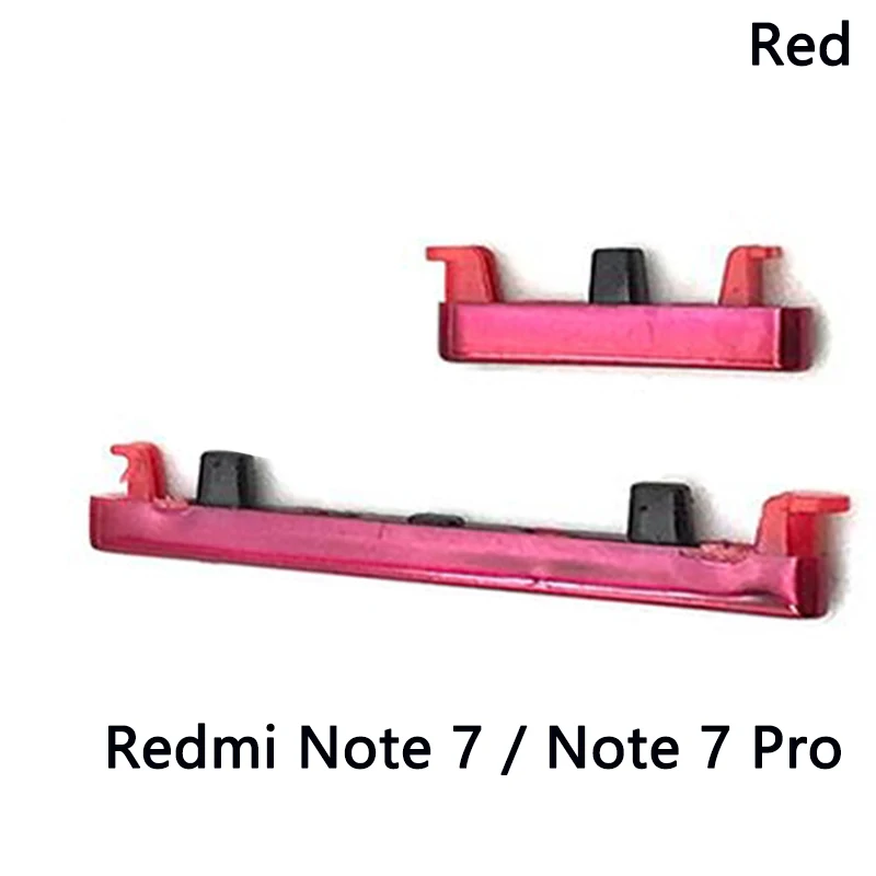 For Xiaomi Redmi Note 9S Side Key Volume Buttton + Power On / Off Side Key Set For Xiaomi Redmi Note 10 Pro Volume Side Button cell phone housing Housings & Frames