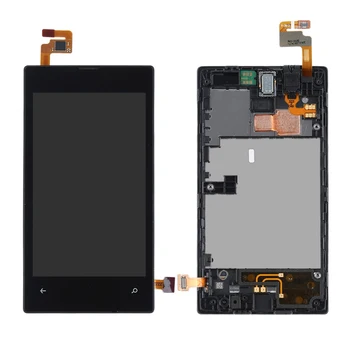 

4.0" LCD Display for Microsoft Nokia Lumia 520 RM-914 LCD Display Touch Screen Digitizer Replacement with Frame