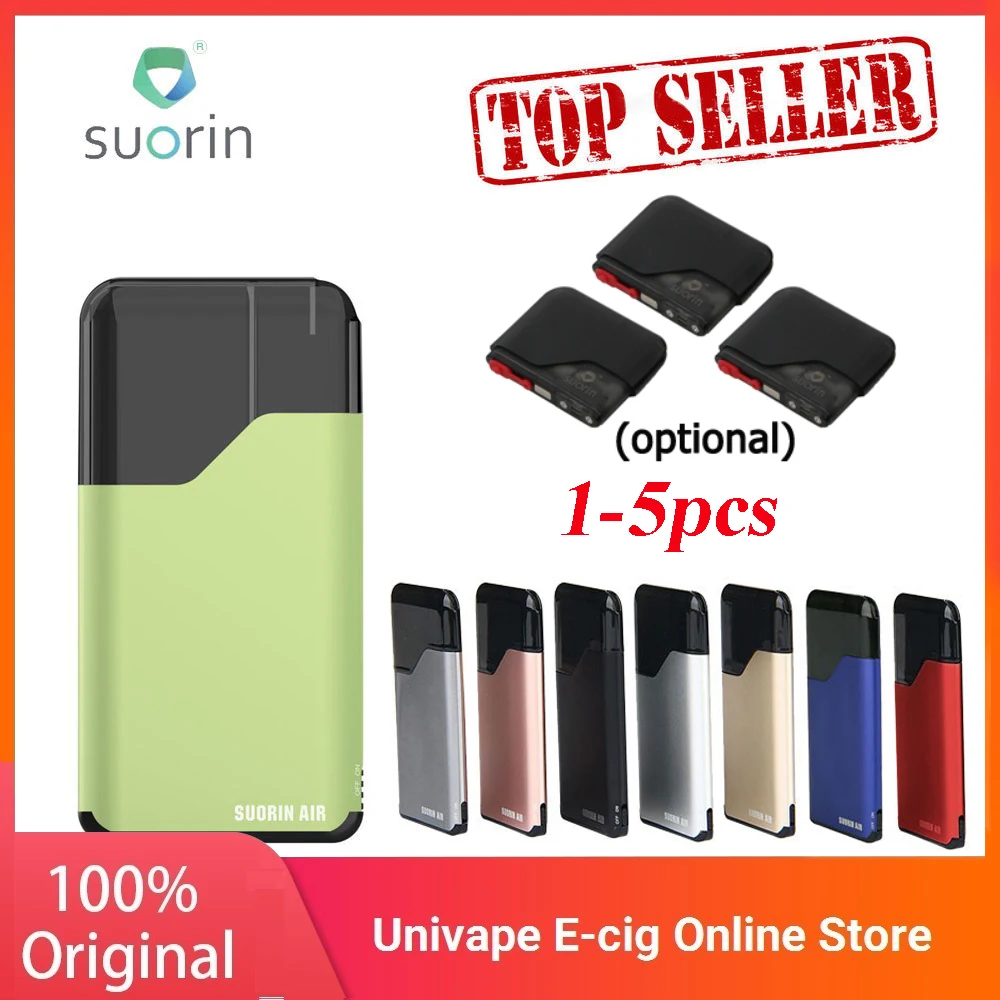 Хит продаж оригинальный стартовый набор Suorin Air 400 мА · ч встроенный аккумулятор с 2