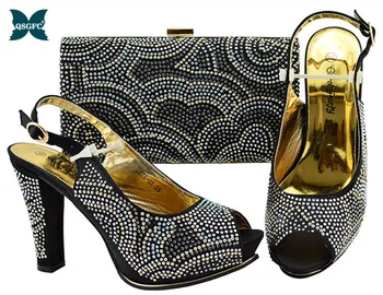 

Italian design Shoes with Matching Bags for Wedding party shoe Women Shoes and Bag to Match for Party Nigerian Shoes and Bag Set