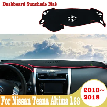 

Car dashboard avoid light pad instrument platform desk cover mats carpets For Nissan Teana Altima L33 2013 - 2018 accessories