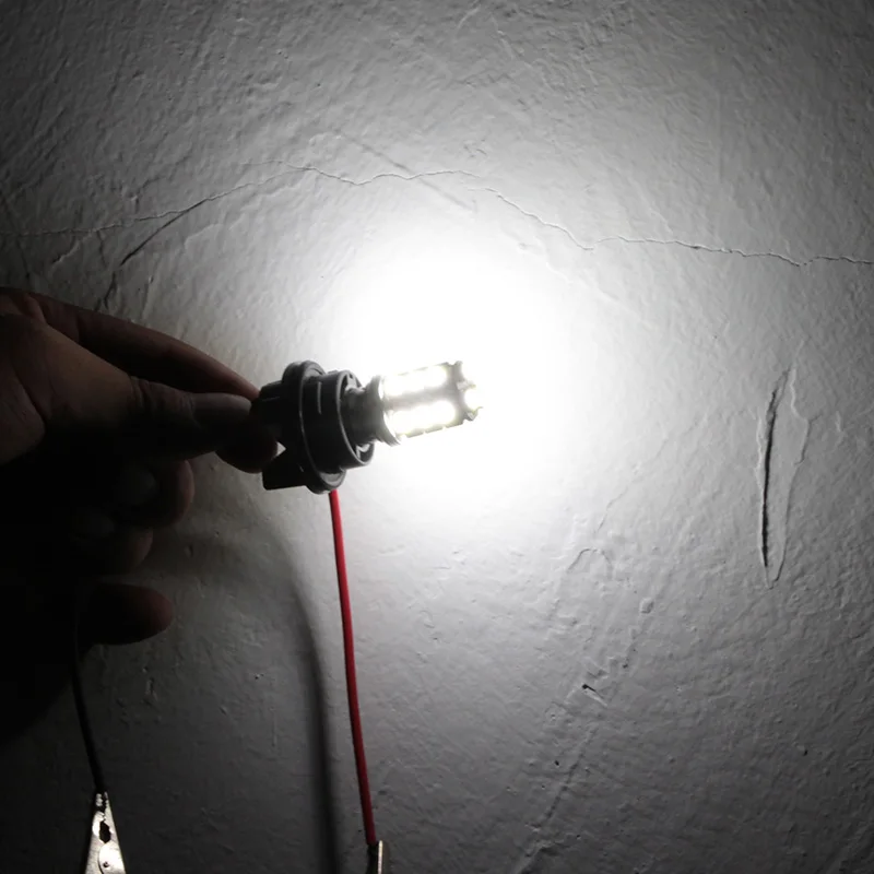 2 шт. p21w led canbus 1156 BA15S 1157 BAY15D 1142 BA15D 1056 BAU15S p21/5 w 12V 24V лампы для декора автомобиля Автомобильный поворотный сигнал лампа - Испускаемый цвет: Белый