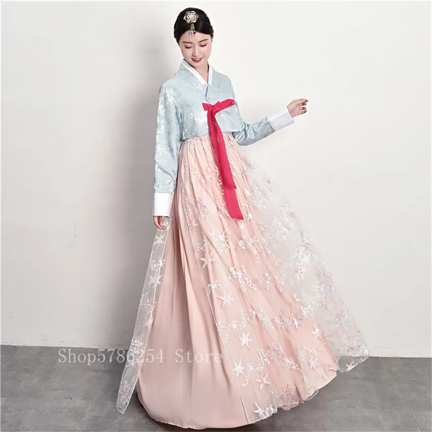 Women Korean Traditional Hanbok Dress 