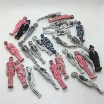 

MW011 50 pcs/set 7cm skeleton Skull Action Figure Model Dolls Toys,Children Birthday Gift For Boys Girls Kids