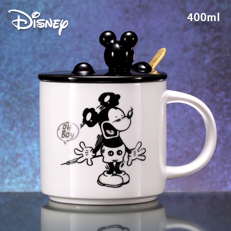 Disney 400 мл кофейная чашка Микки и Минни Кружка Керамическая кофейная чашка кружка Grinch чашки и кружки бутылка для воды Grinch Рождество - Цвет: A