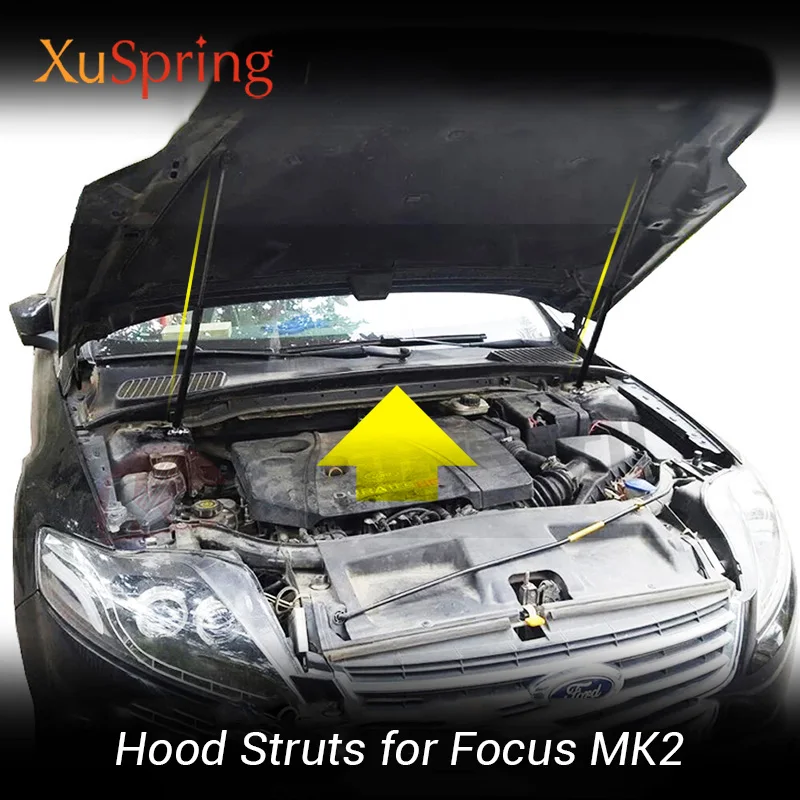 Подъемник для крышки капота автомобиля ford focus 2 MK2 2004 2011 пружинный амортизационный