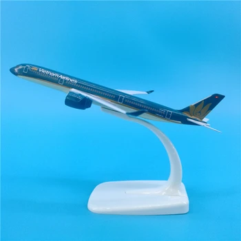 

16cm Vietnam Airlines A350 Static Solid Metal Aircraft Model AA350 Aviation Collection Vietnam Airlines Decorate Model Airplane