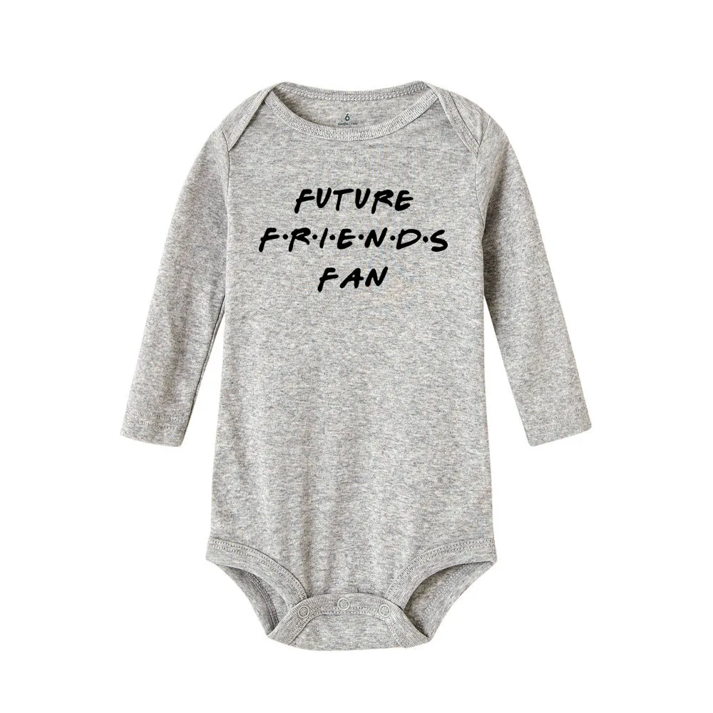 Future Friends Fan Baby Brothers комбинезоны, новорожденный, младенец, для маленьких мальчиков и девочек, хлопковый комбинезон с длинными рукавами, комбинезон для младенцев - Цвет: R873-LRPGY-