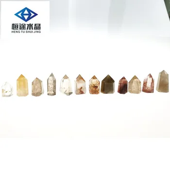 

12pcs nature "hair"Inclusion quartz crystal point healing