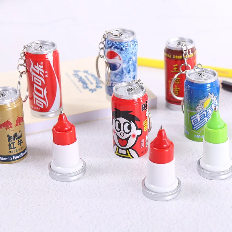 

20 Pcs Stationery Cartoon Beverage Bottle Can Ballpoint Pen Cute Creative Personality Pen