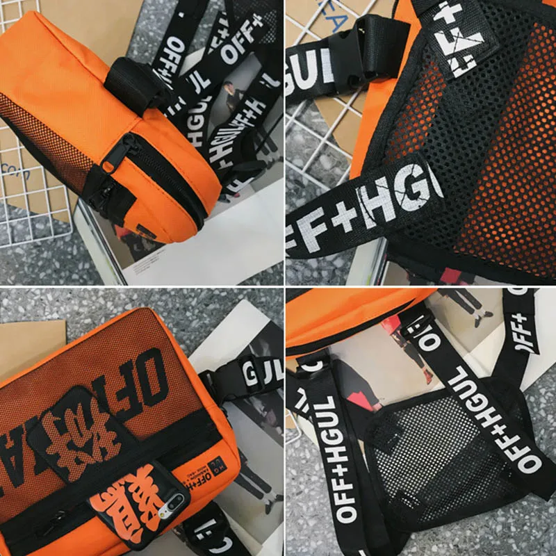 Alyx Tactical Vest Adjustable Chest Rig Bag Men Unisex Streetwear Bags High Capacity Kidney Letter Shoulder Bag Hip Hop