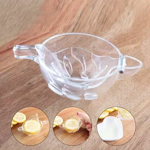 Кухонный пресс Противоскользящий выдавливаемый фруктовый прозрачный для оранжевого лимона Лодка Форма инструмент портативный мини домашний ABS ручная соковыжималка