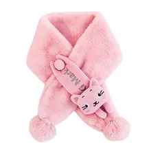 Winter Scarf Fashion Scarf Sjaal Women Children Girl Boy Plush Shawl Wool Insulation Windbreak Scarf Bufandas Invierno Mujer#D5