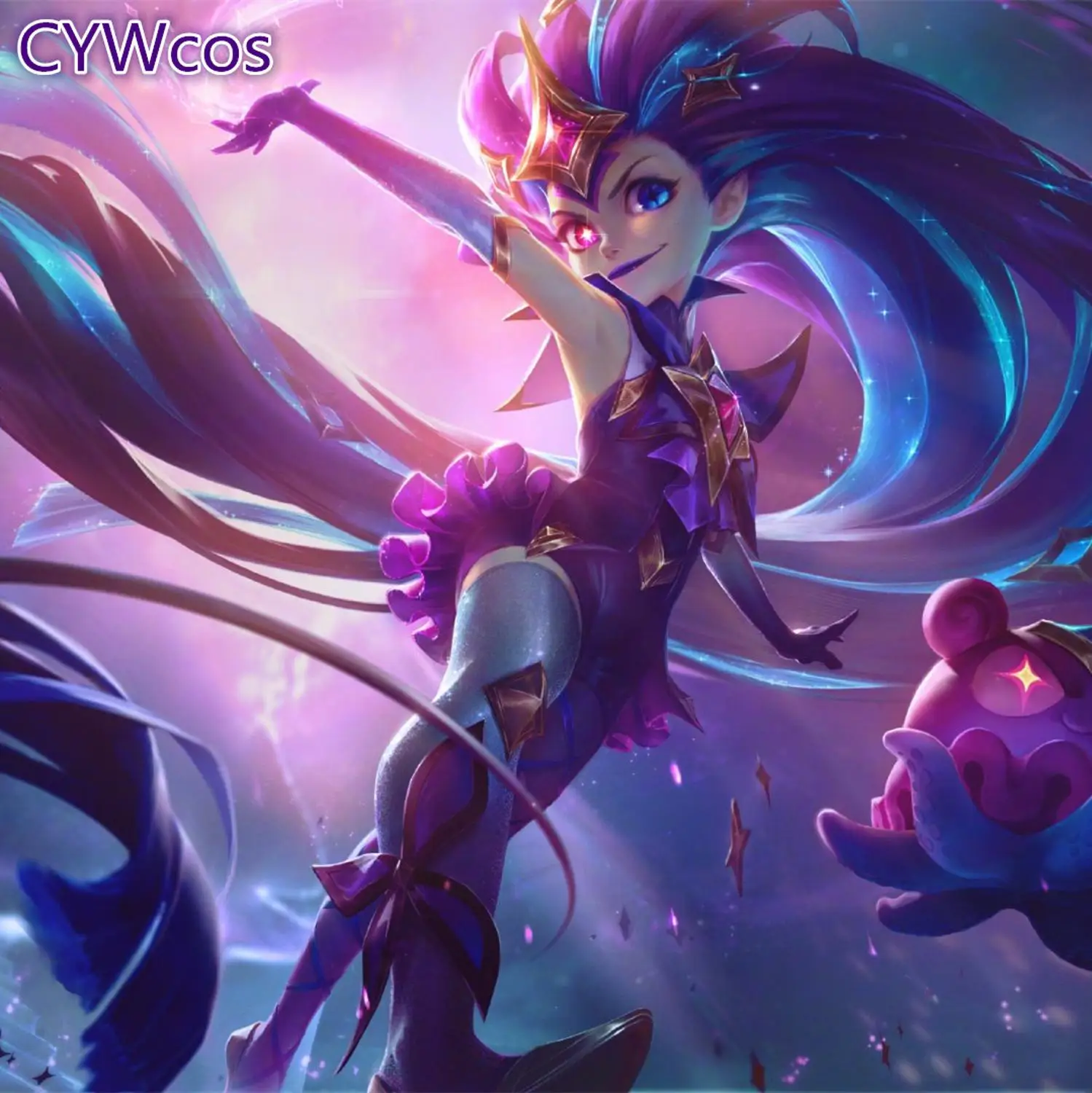 

New Star Guardians LOL Theme Starlight Rising Aspect of Twilight Zoe Cosplay Costume Christmas Sets Outfits Costumes Woman Dress