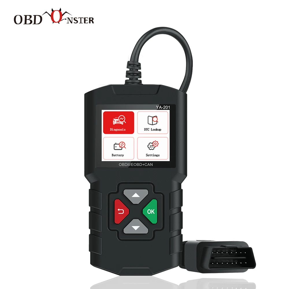 Автоматический диагностический OBDII/EOBD считыватель кодов бесплатное обновление