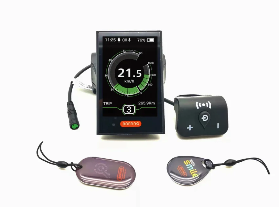 E-bike HDMI Display Indicator For Bafang/8FUN Mid Hub Drive Motor Electric Bicycle Conversion Kits DPC181 Bluetooth Meter Bluet