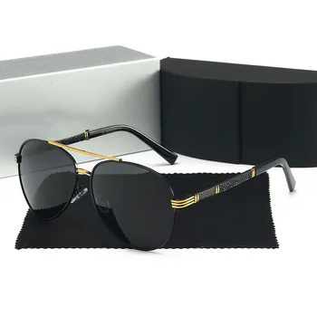

Polarized Sunglasses Men Driving Coating Sunglasses Luxury Brand Designer Classic Retro Men Pilot Sunglasses gafas de sol hombre