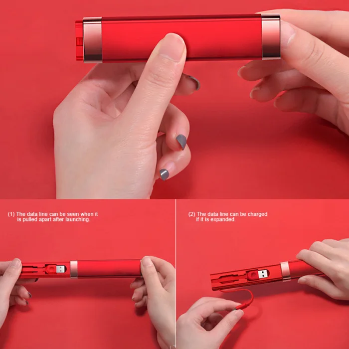 Многофункциональный портативный usb-кабель для передачи данных Three-in-one VH99