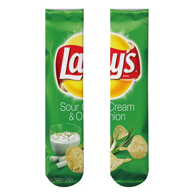 Harajuku Funny Chips Socks 2