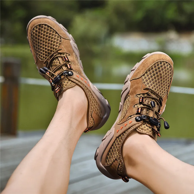 Уличная обувь для пешего туризма 2019 дышащие уличные мужские кроссовки удобные