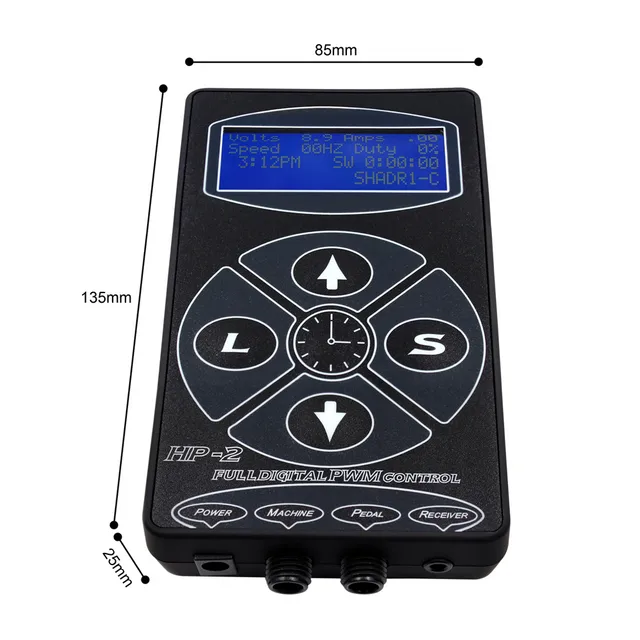 Tattoo Power Supply HP-2 Digital Dual LCD Display - Image 5
