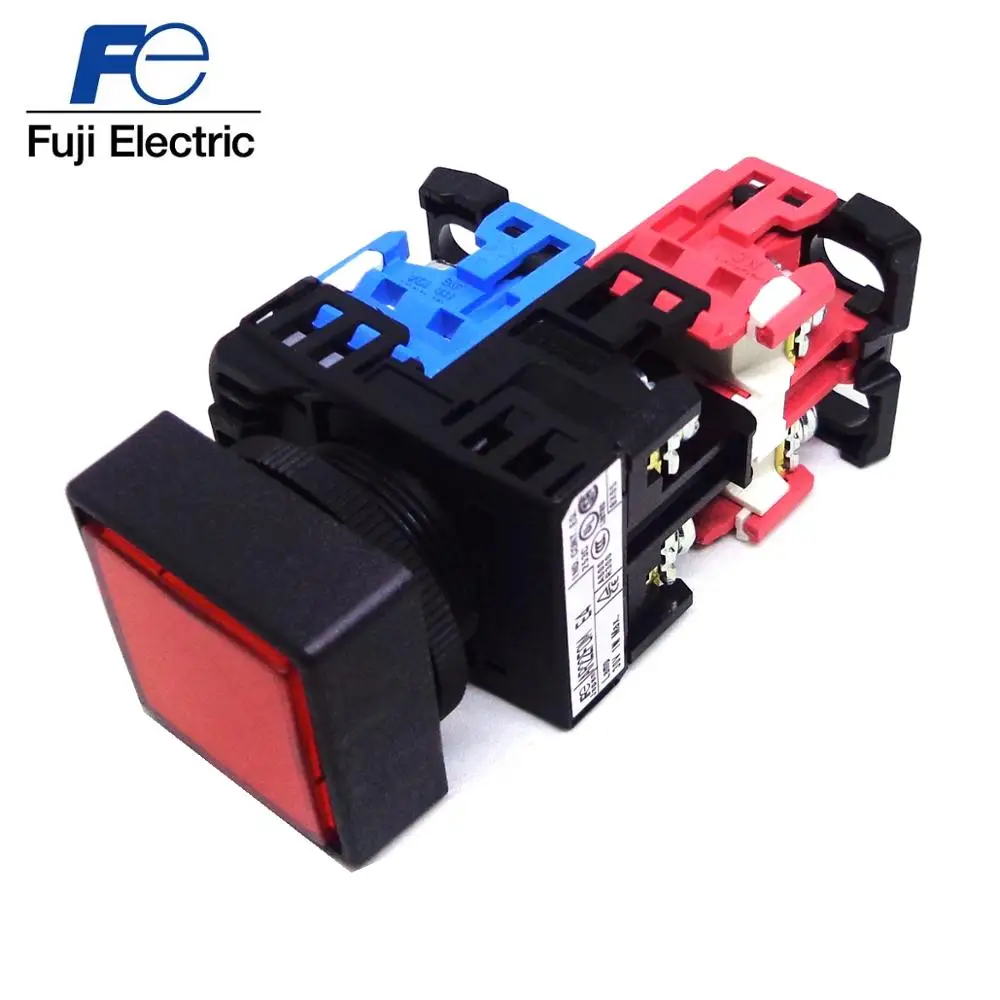 Fe fuji кнопочный переключатель AR22FOM E3 E4 22 мм AR22FOM 01 10 11 22 E3 W/R/Y/G светодиодный белый красный желтый зеленый 24V AR22FOM-11
