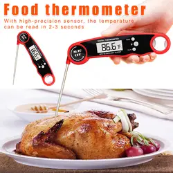 Мгновенное чтение Мяса термометр Ультра быстрый с подсветкой для кухни кемпинга FOU99